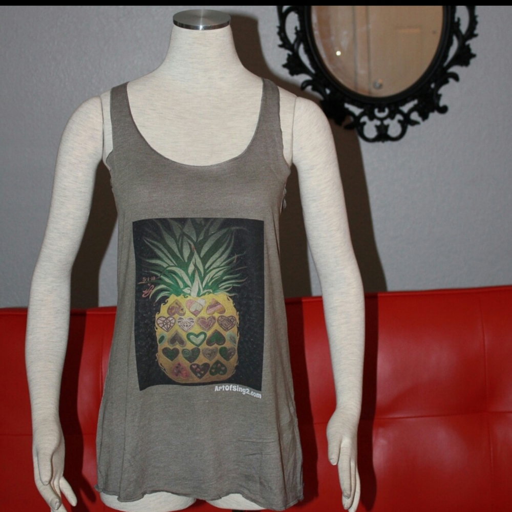 "Pineapple Xpress" Unisex Tanks